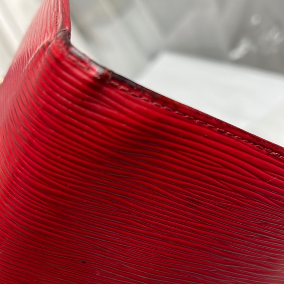 Auth. Louis Vuitton Epi Leather Porte Billes Compact Red Wallet Vintage France - Picture 17 of 17